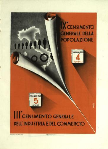 Poster censimento 1951