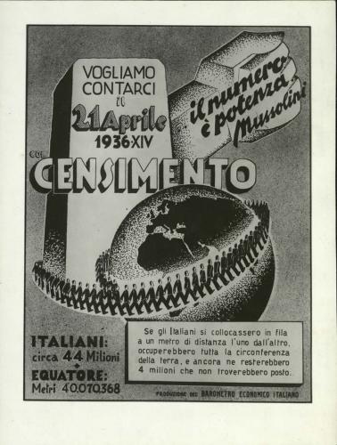 Poster censimento 1936